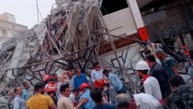 Photo of ستة قتلى على الأقل وعشرات المفقودين في انهيار مبنى بجنوب غرب إيران