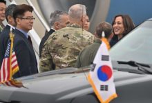 Photo of كامالا هاريس تصل إلى كوريا الجنوبية غداة تجربة صاروخية كورية شمالية جديدة