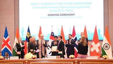 Photo of اتفاقية تجارة حرة بقيمة 100 مليار دولار بين الهند وأربع دول أوروبية