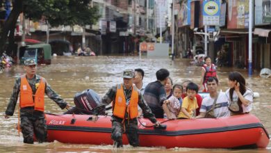 Photo of 11 مفقوداً وإجلاء عشرات الآلاف جراء الأمطار والفيضانات في جنوب الصين